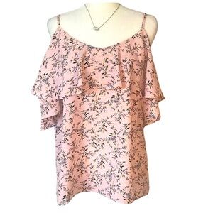 BOUTIQUE ITEM- DITSY FLORAL OFF SHOULDER BLOUSE, ADJUSTABLE STRAPS